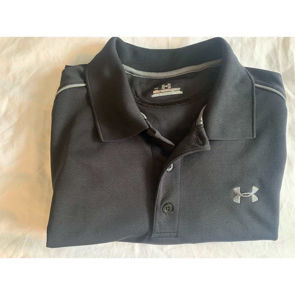 Under Armour Men's All-Season Gear Polo Black‎ Large